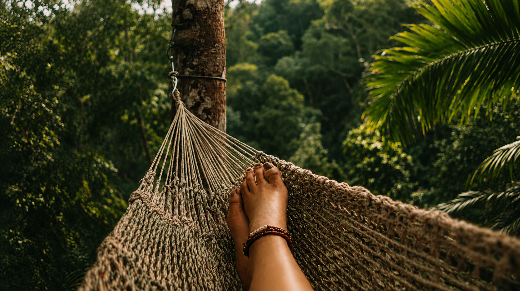Guest relaxing in an infinity pool overlooking the ocean and rainforest on the Osa Peninsula