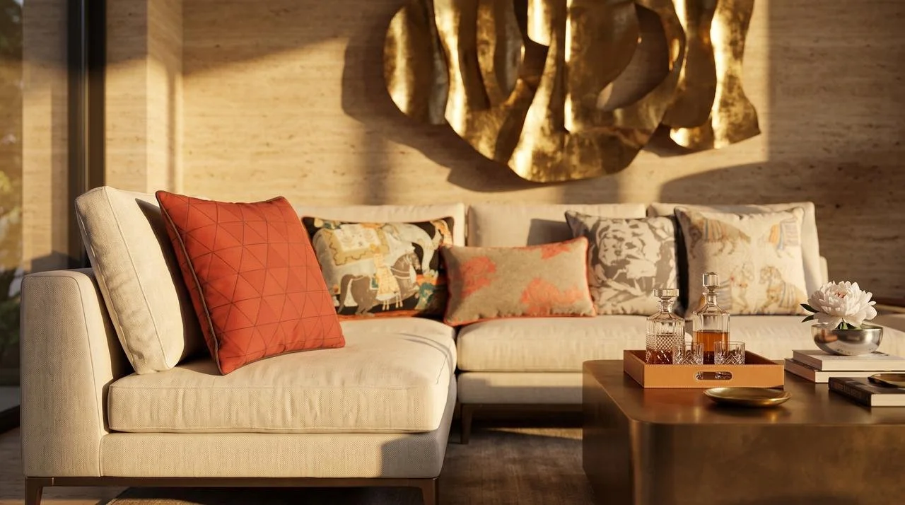 Pitagora cushion styled