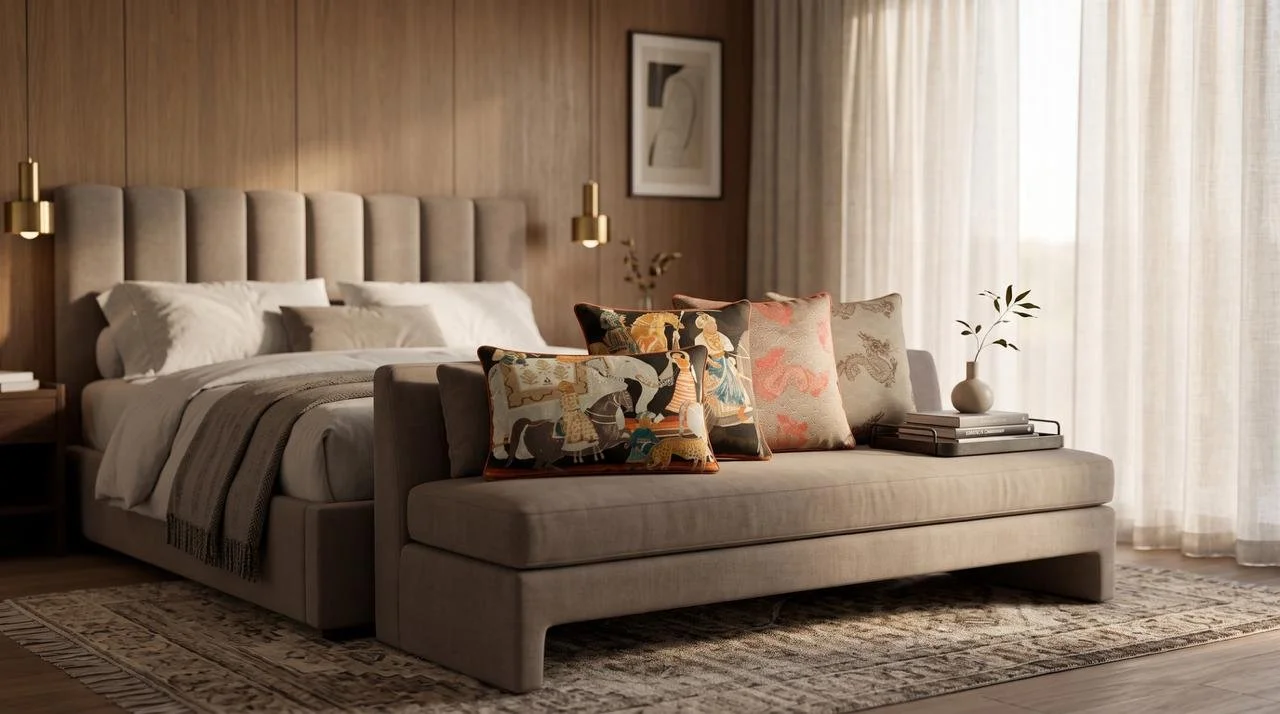Jaipur cushion — The Riders in interior