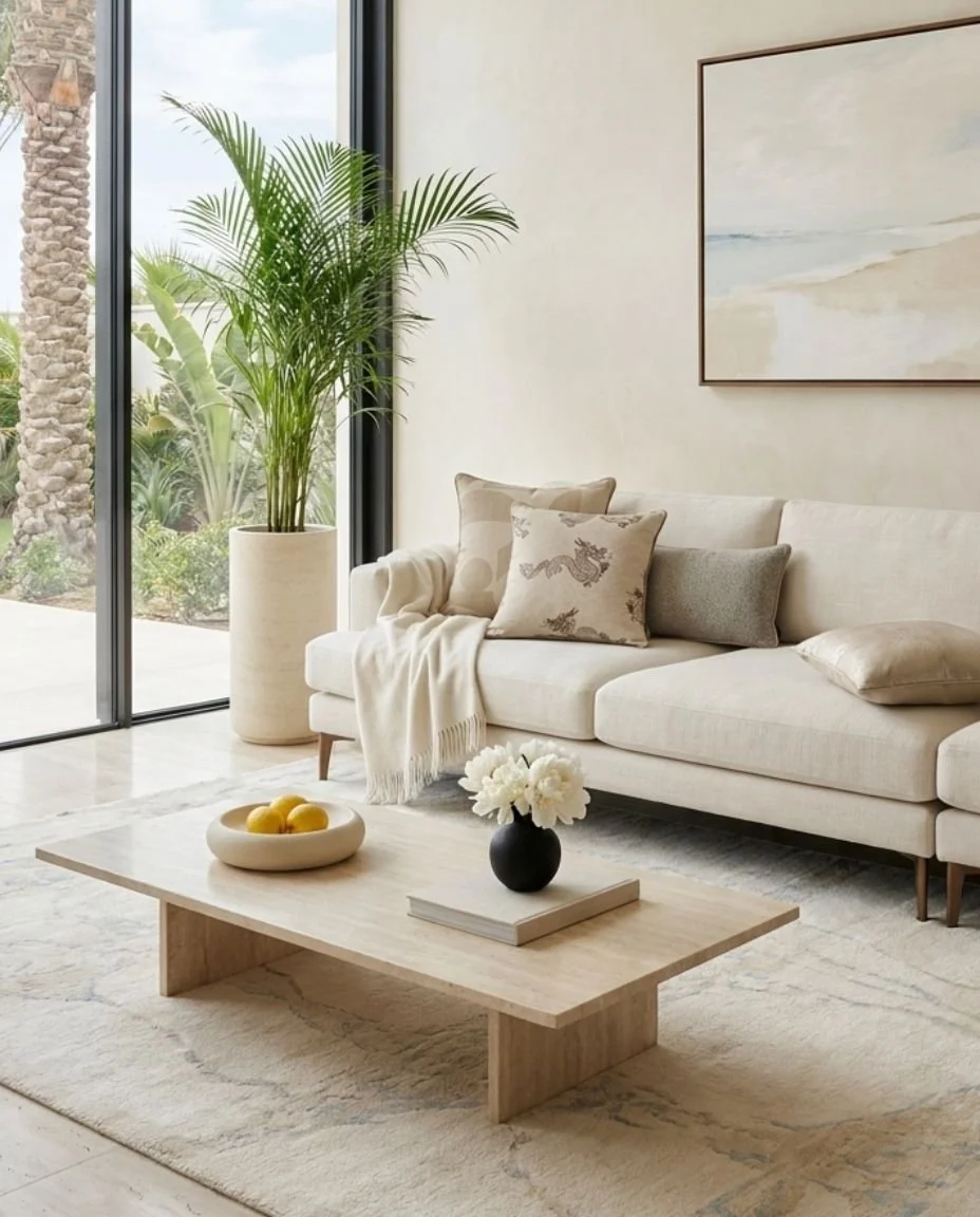 Perlato cushion styled