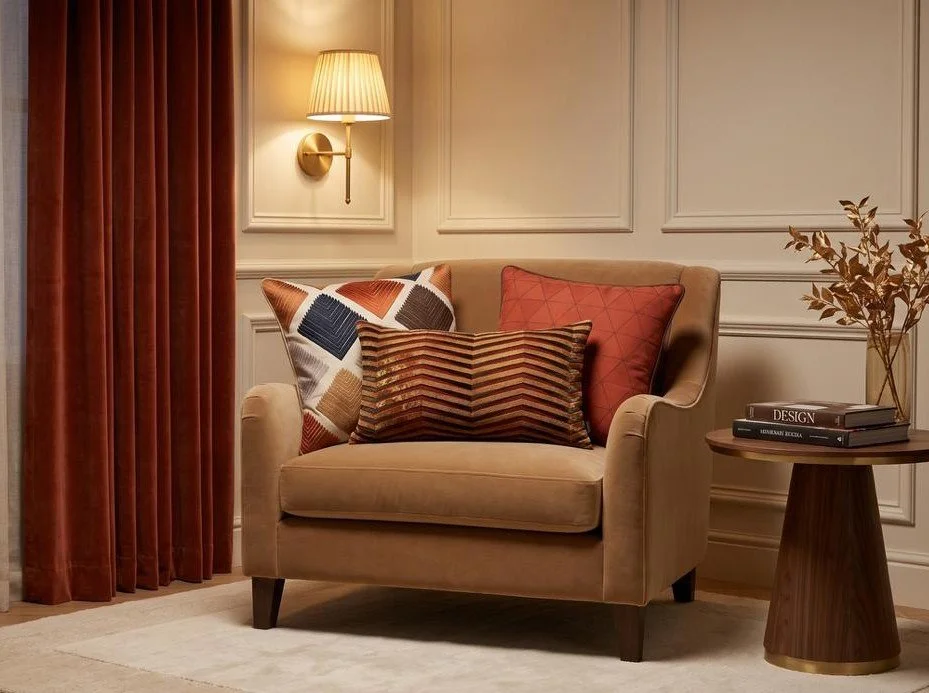 Bagutta cushion — Smoke styled