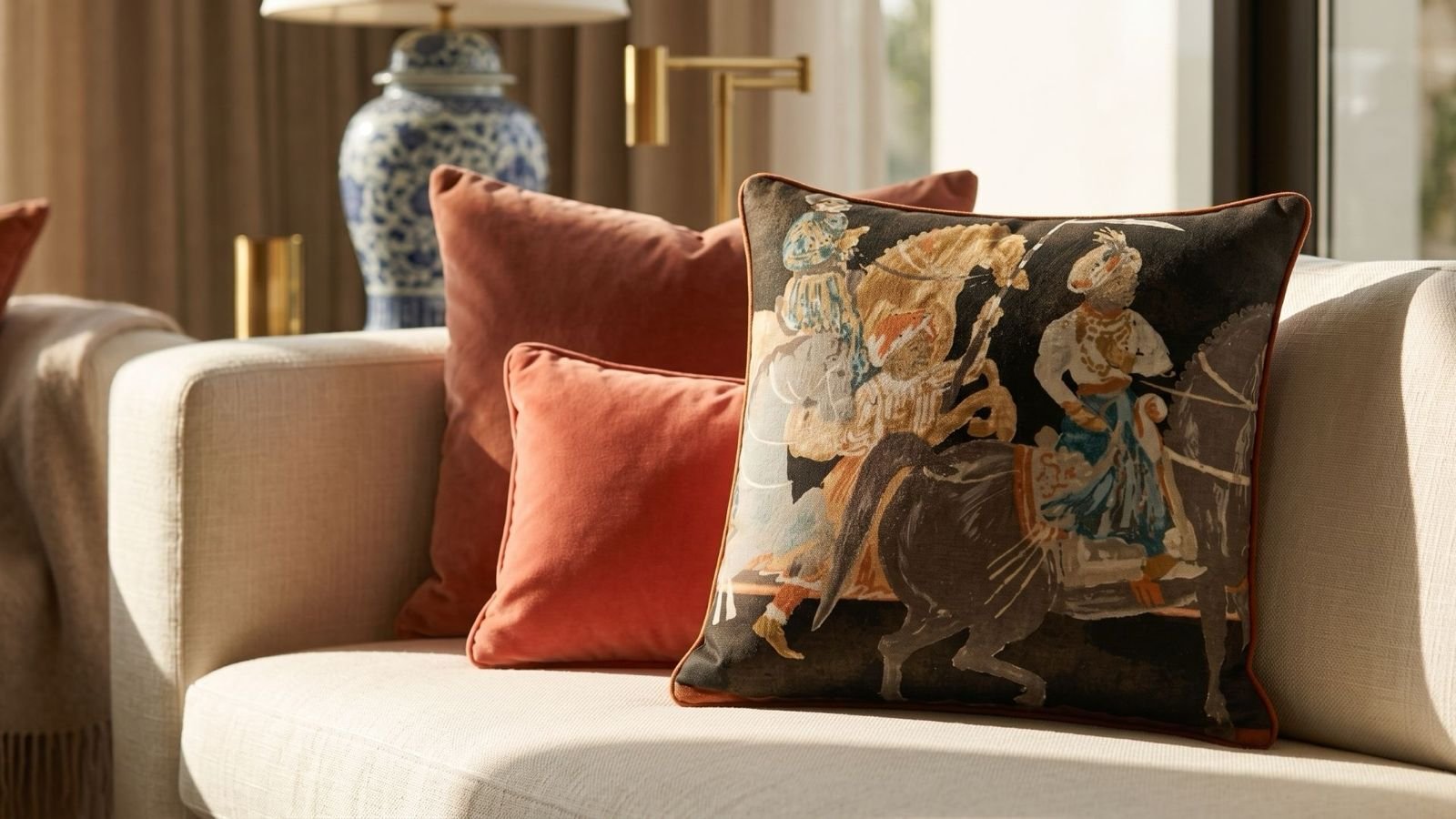 Jaipur cushion — The Procession styled