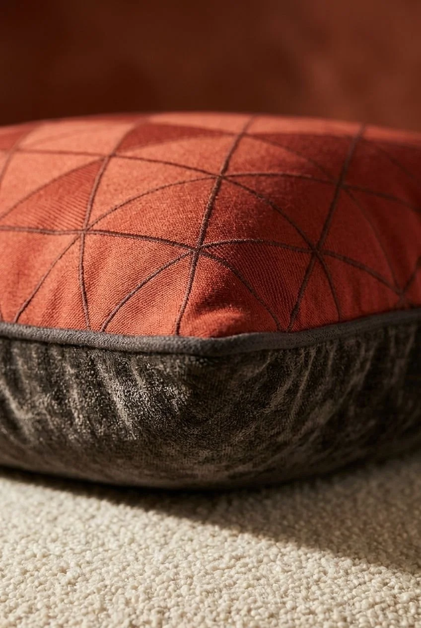 Pitagora cushion styled