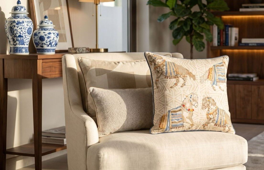 Austerlitz cushion styled