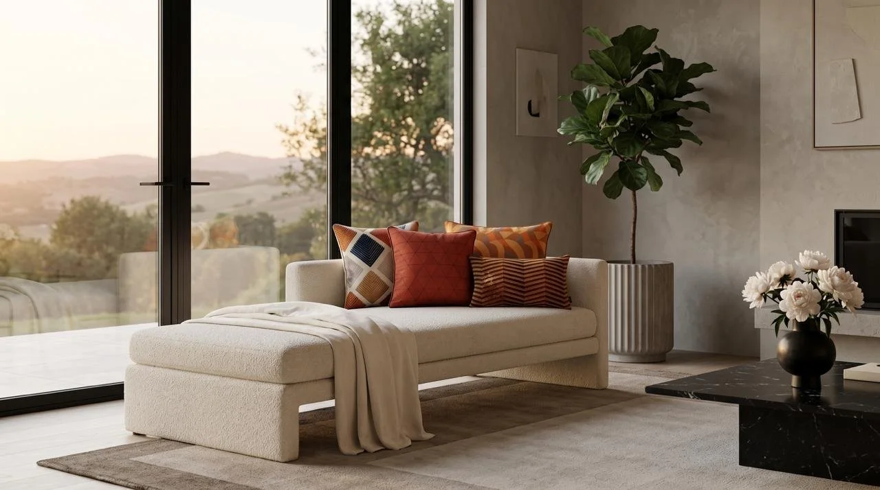Pitagora cushion styled