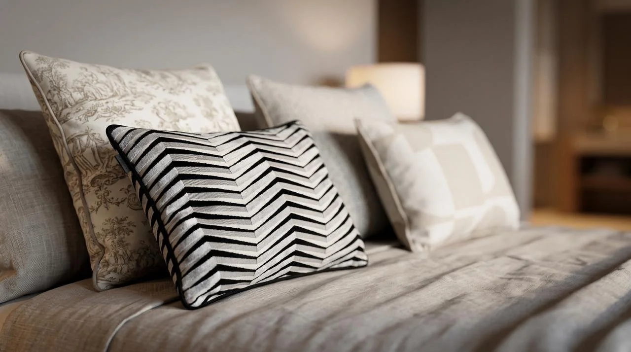 Bagutta cushion — Garnet styled