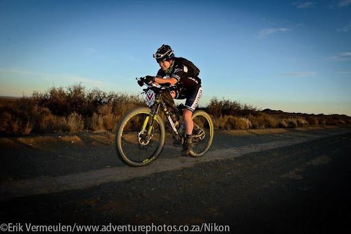 Amy Wakefield racing the inaugural Munga 1000km stage race through the Karoo desert, South Africa 2015