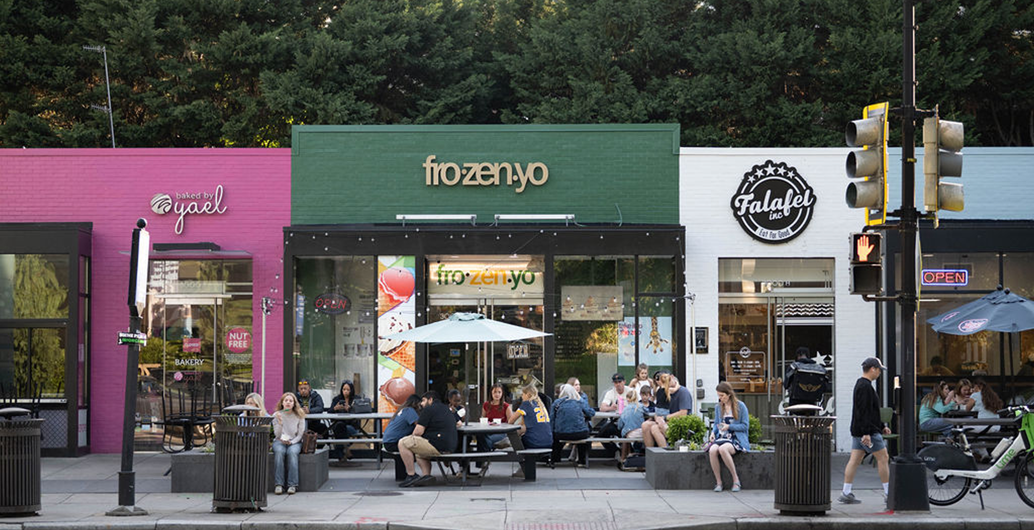 Woodley Park Main Street storefronts