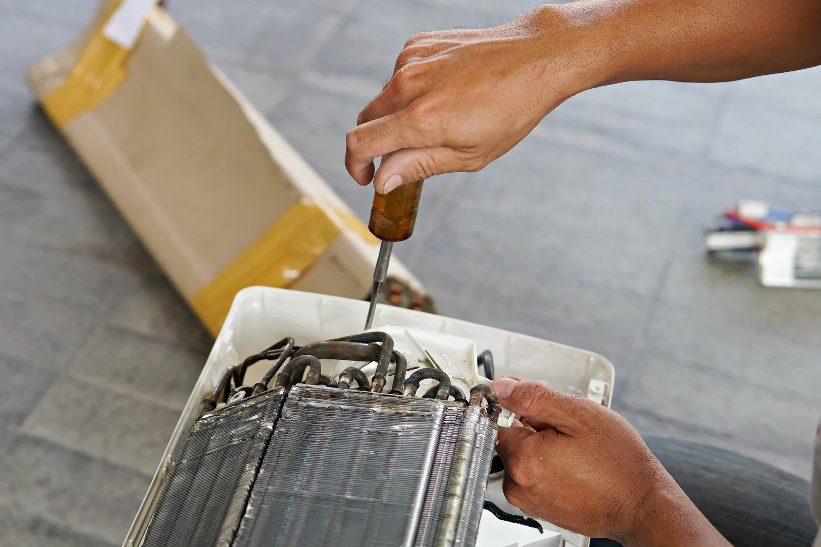 Fix My Air DFW technician on a Keller job
