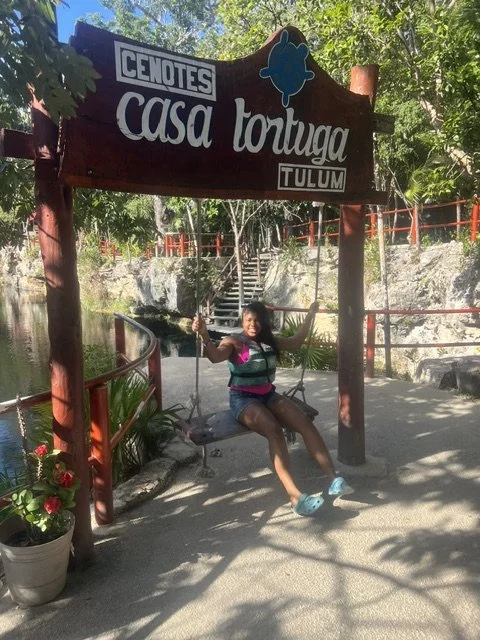 Youth participating in travel-based learning in Cancun and Tulum