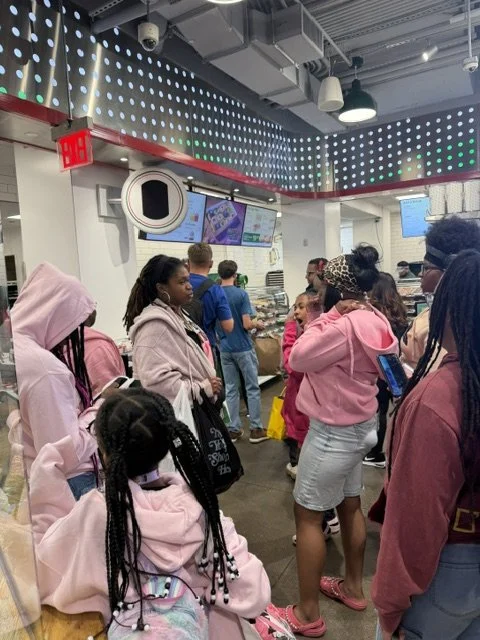 Youth reflecting during Smart Hustle Abroad