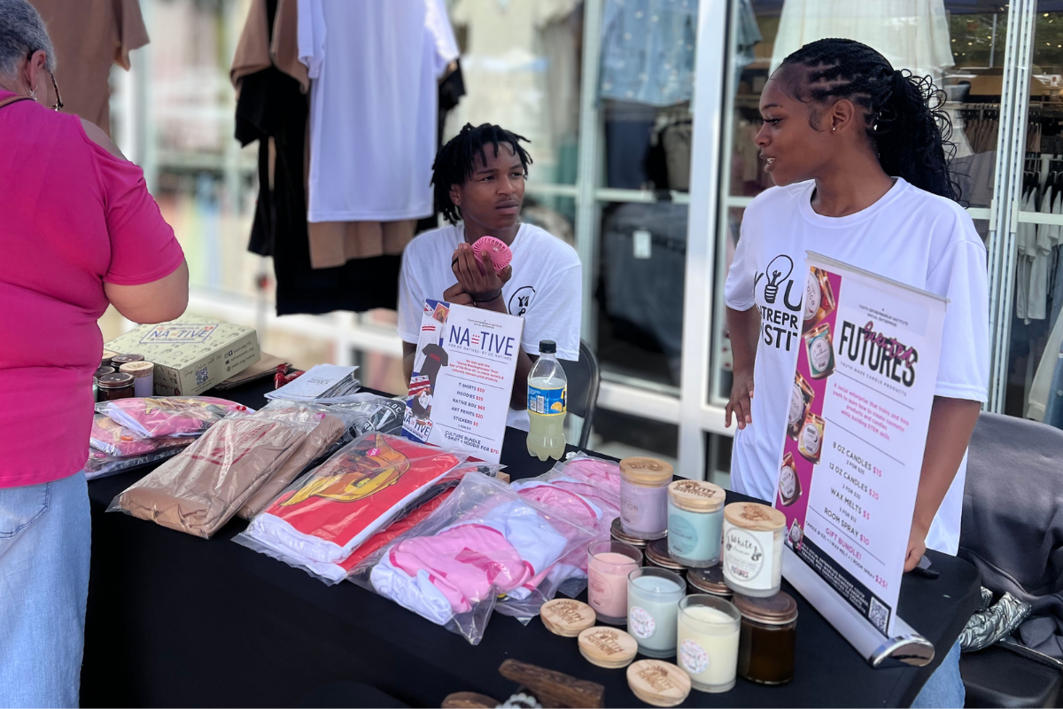 Youth pop-up market and community event