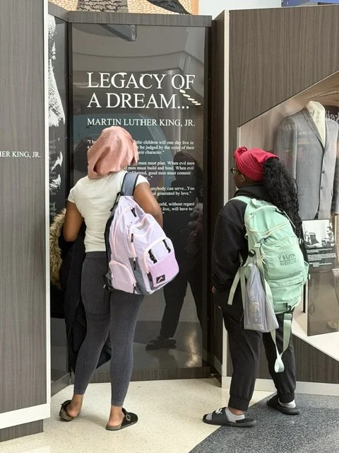 Youth preparing for travel with passports and luggage