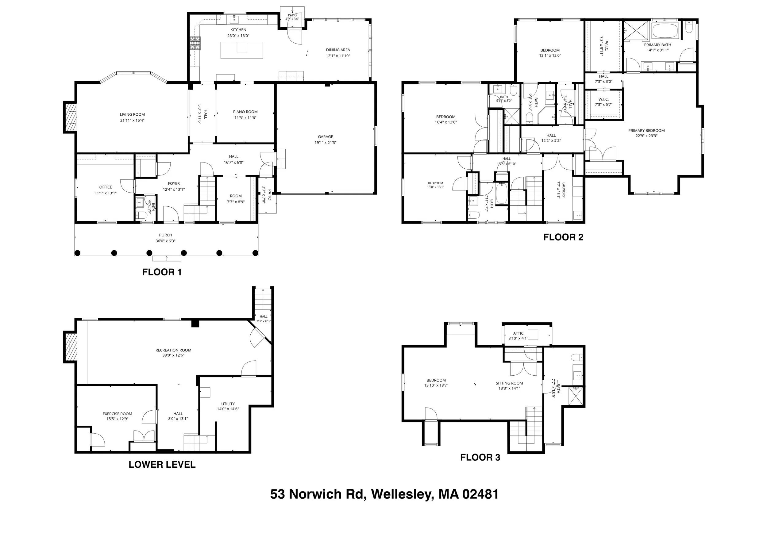 53 Norwich Road Floor Plan
