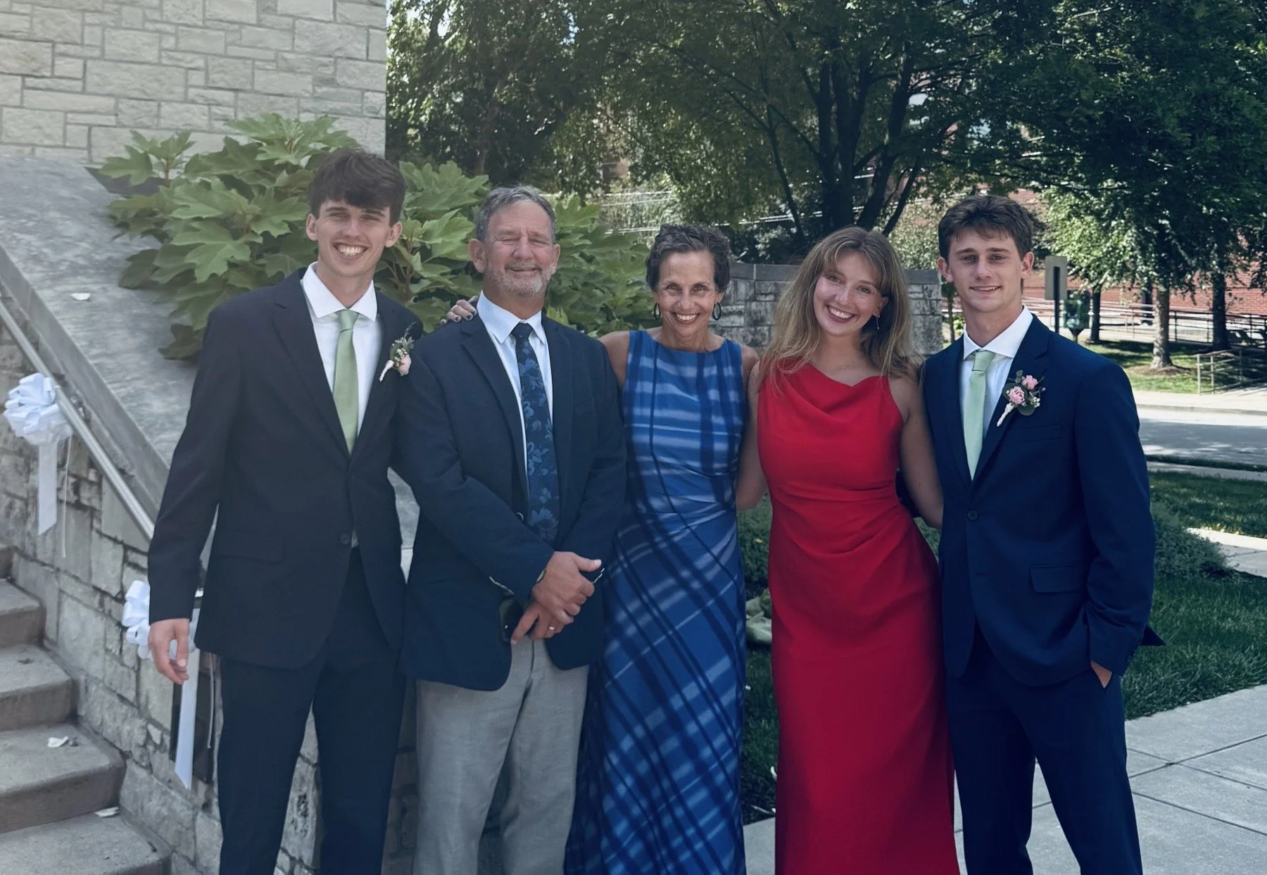 Hartline Family - John, Alison and children, Jack (24), Charlotte (23) and Bink (20)
