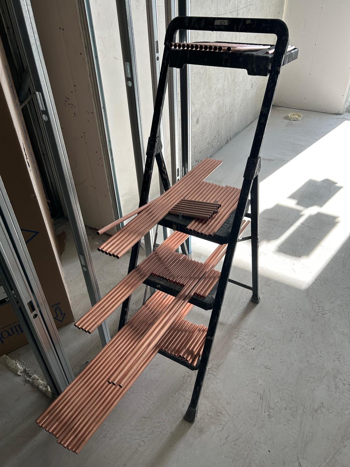 Copper supply manifold in a commercial unit by Seal Plumbing