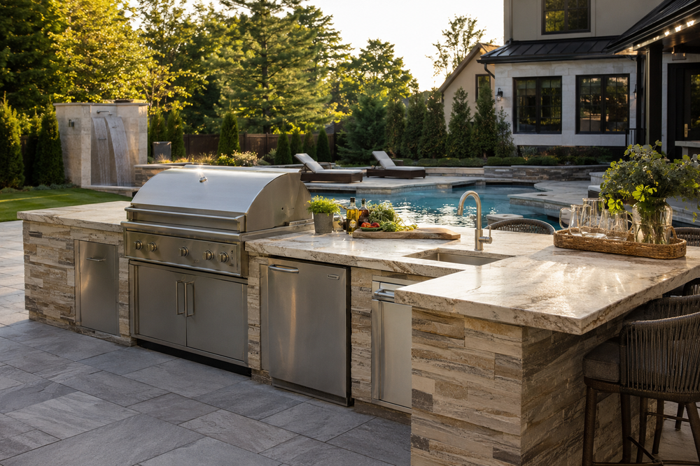 Seal Plumbing outdoor pool and backyard plumbing