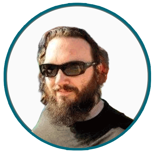 Headshot of Jeff Printy, Lead Project Developer at Codon Learning, with a white background and torquise outline