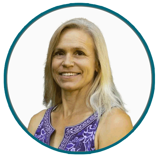 Headshot of Jennifer Knight, PHD, Chief Academic Officer at Codon Learning, with a white background and torquise outline
