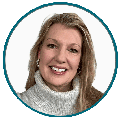 Headshot of Valerie Phillips, Director of Accounting and Business Operations at Codon Learning, with a white background and torquise outline