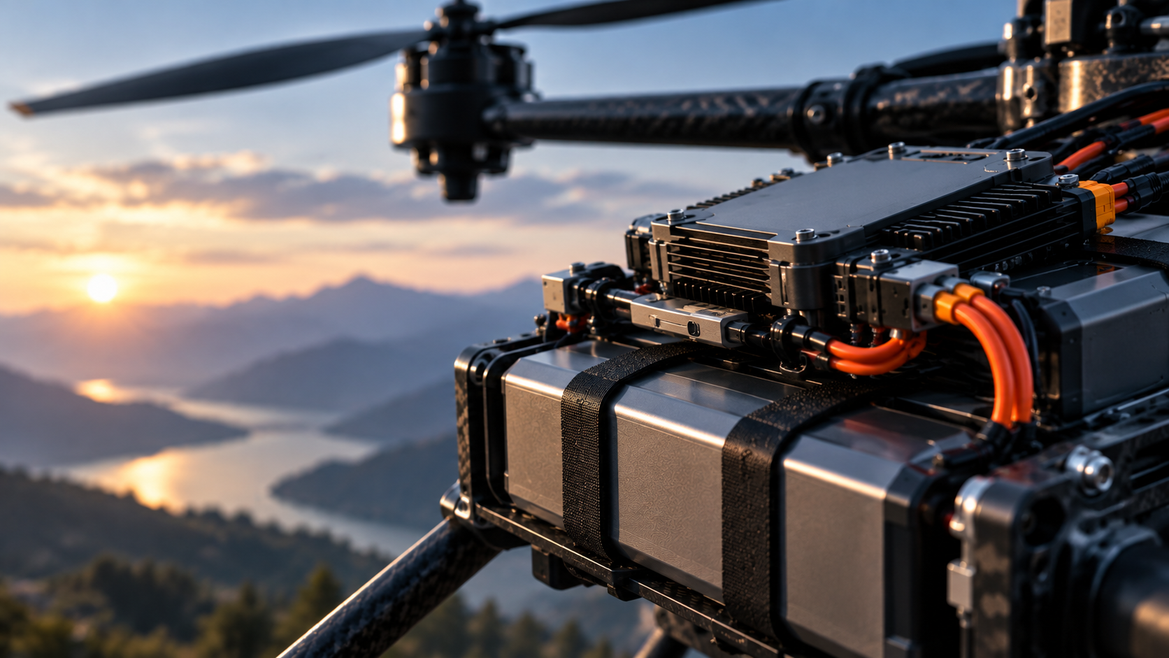 Efficient drone power system