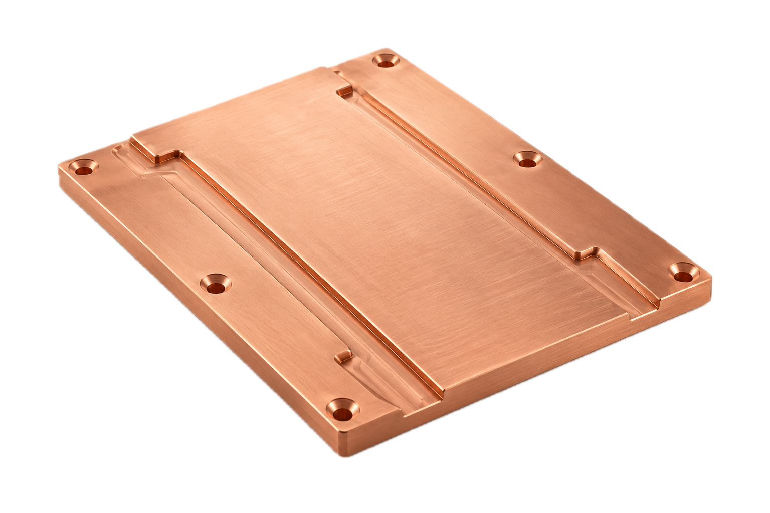 Copper heat spreader