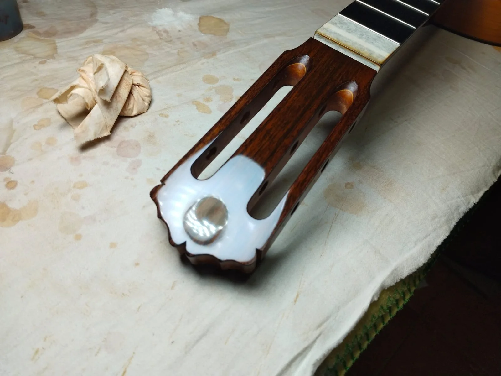 Flamenco guitar build