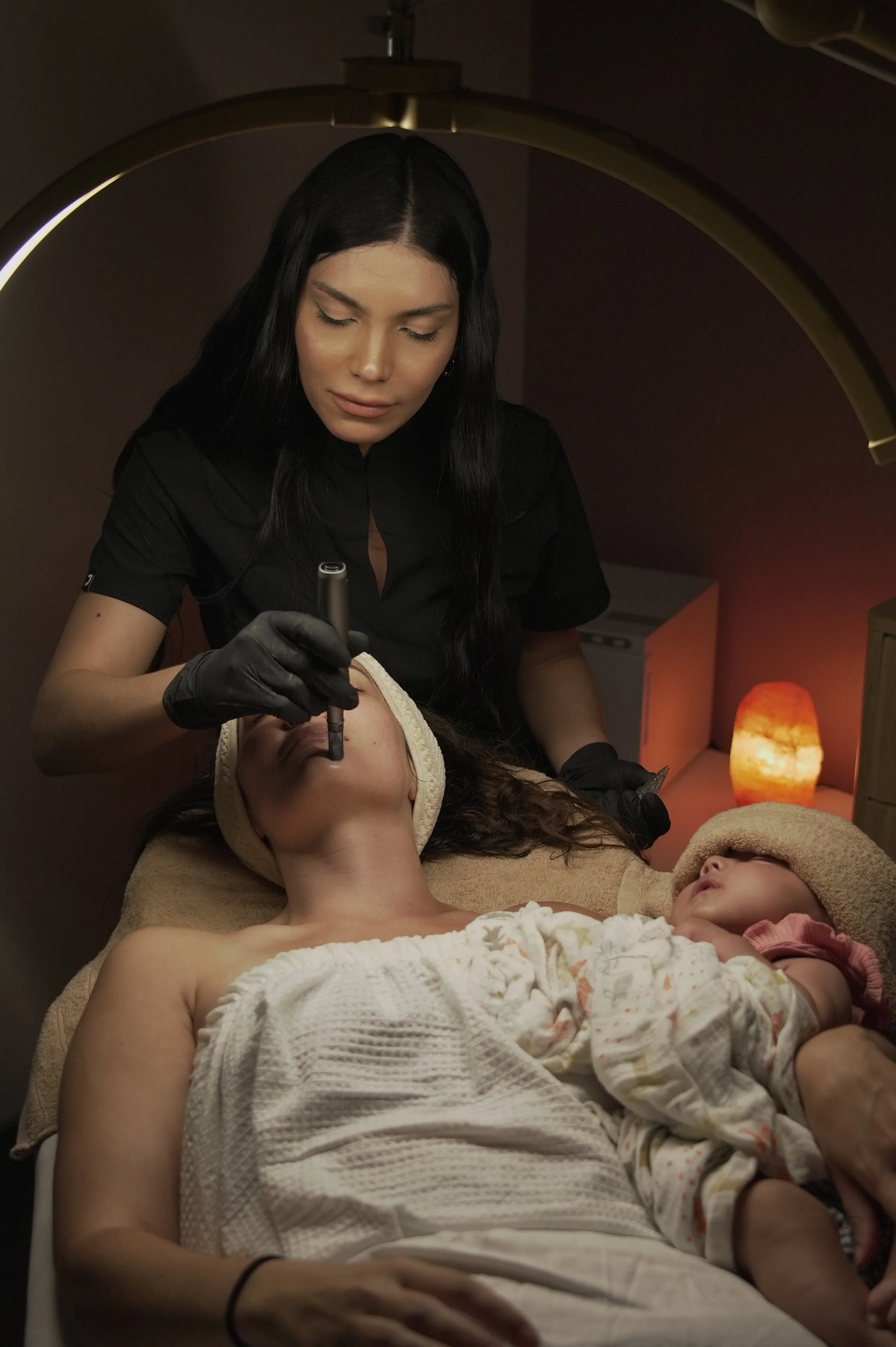 Skincare products and treatment details