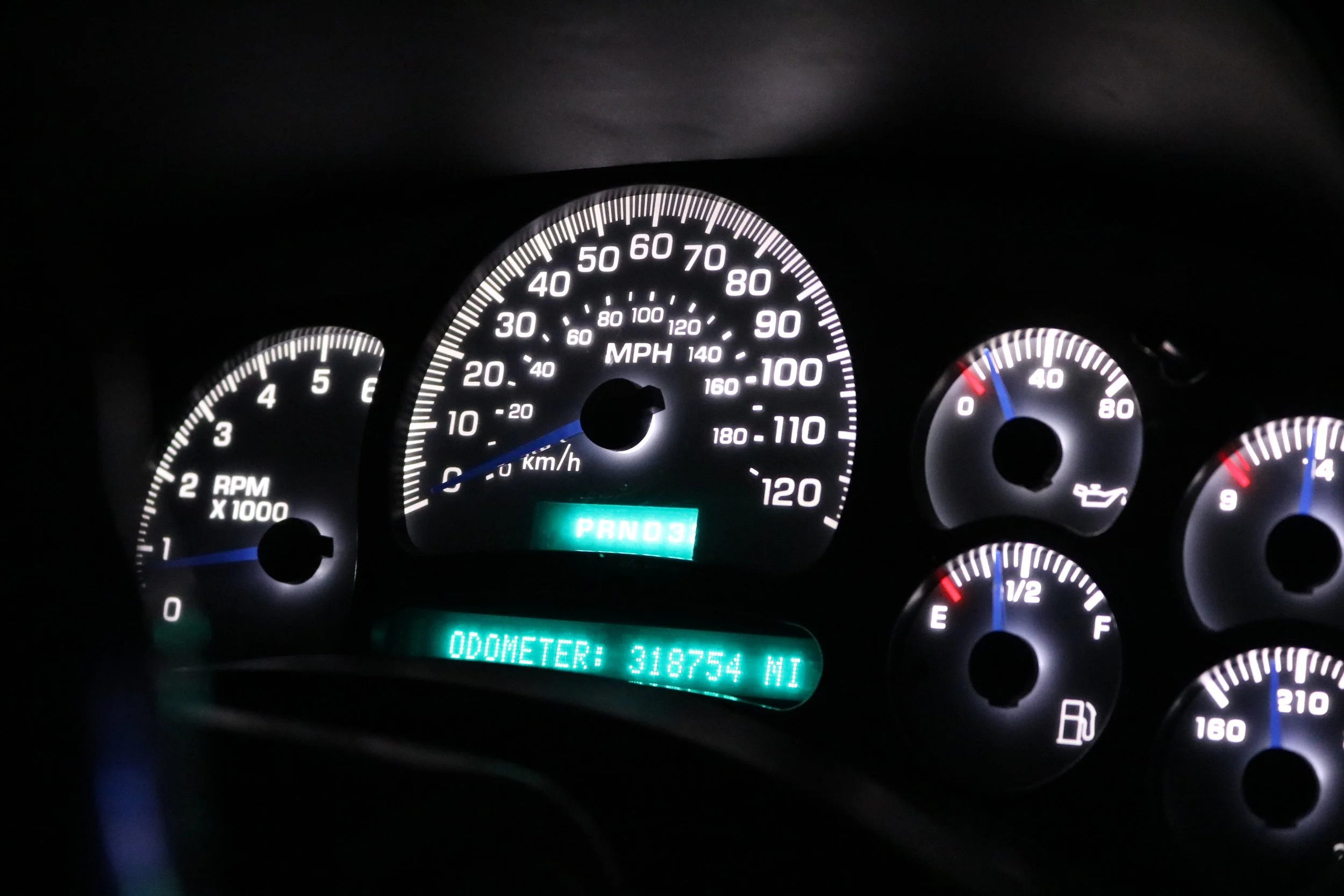Custom Silverado Cluster