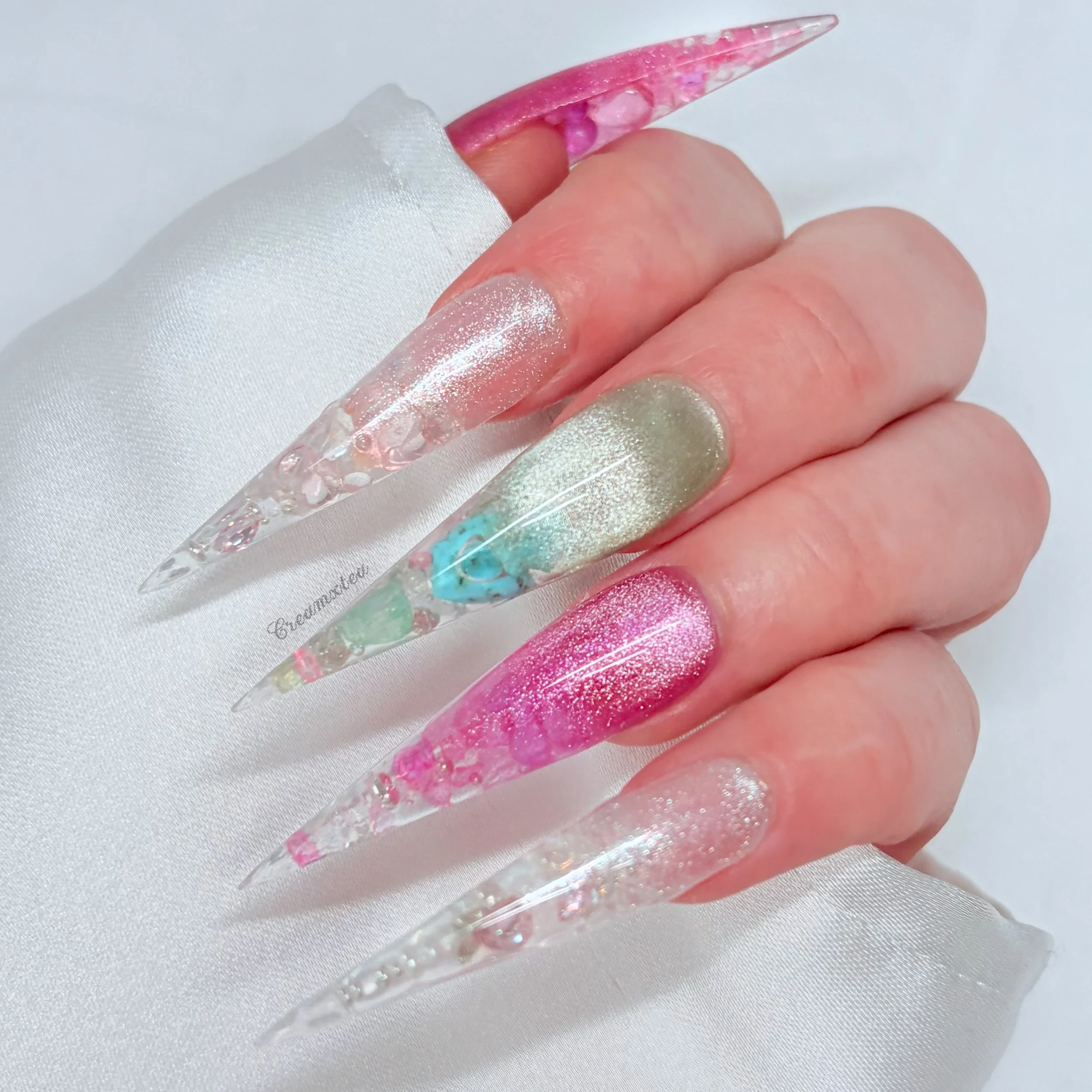 Spring nail set