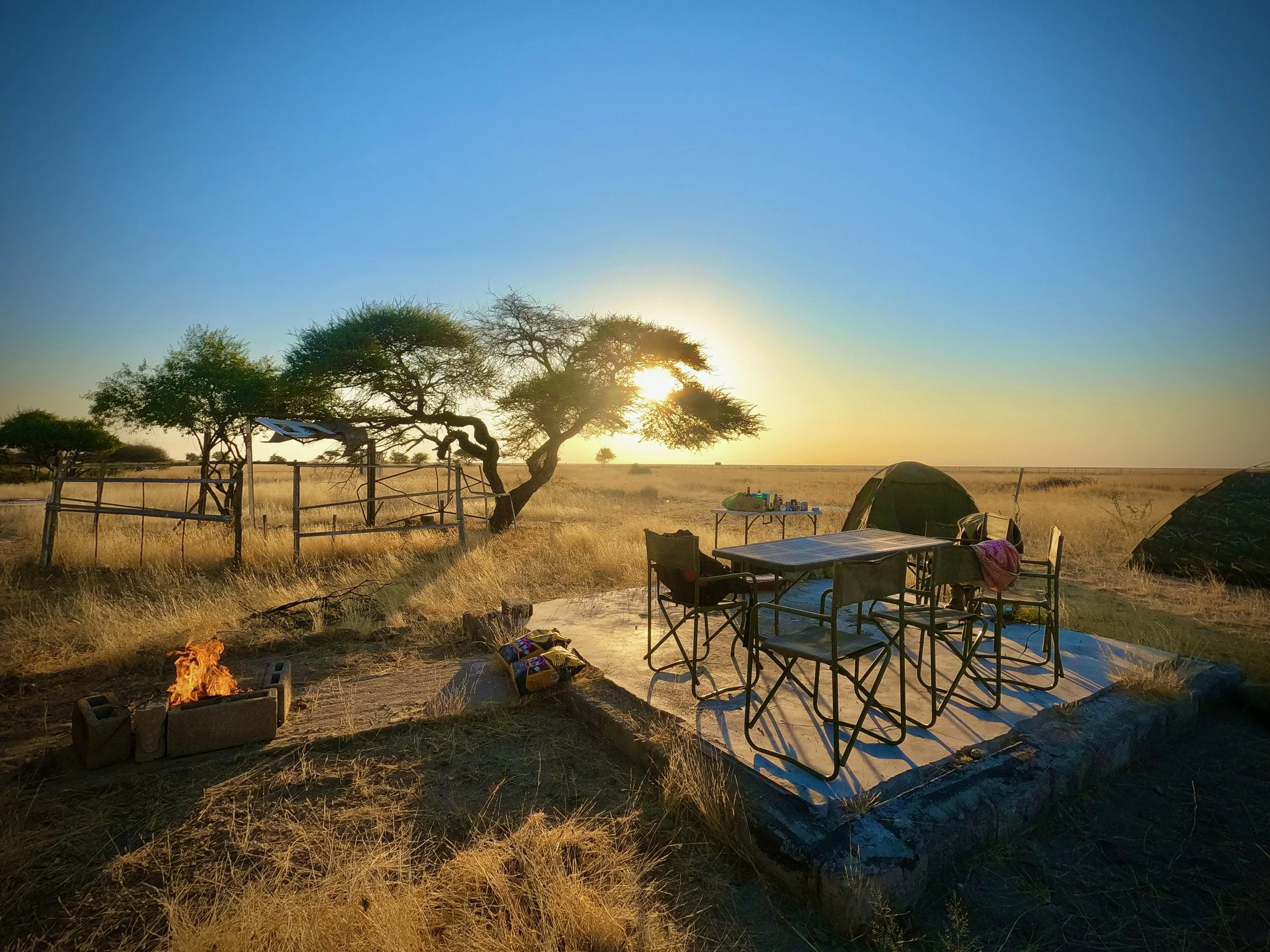  Camp on Makgadikgadi Salt Pan, Botswana