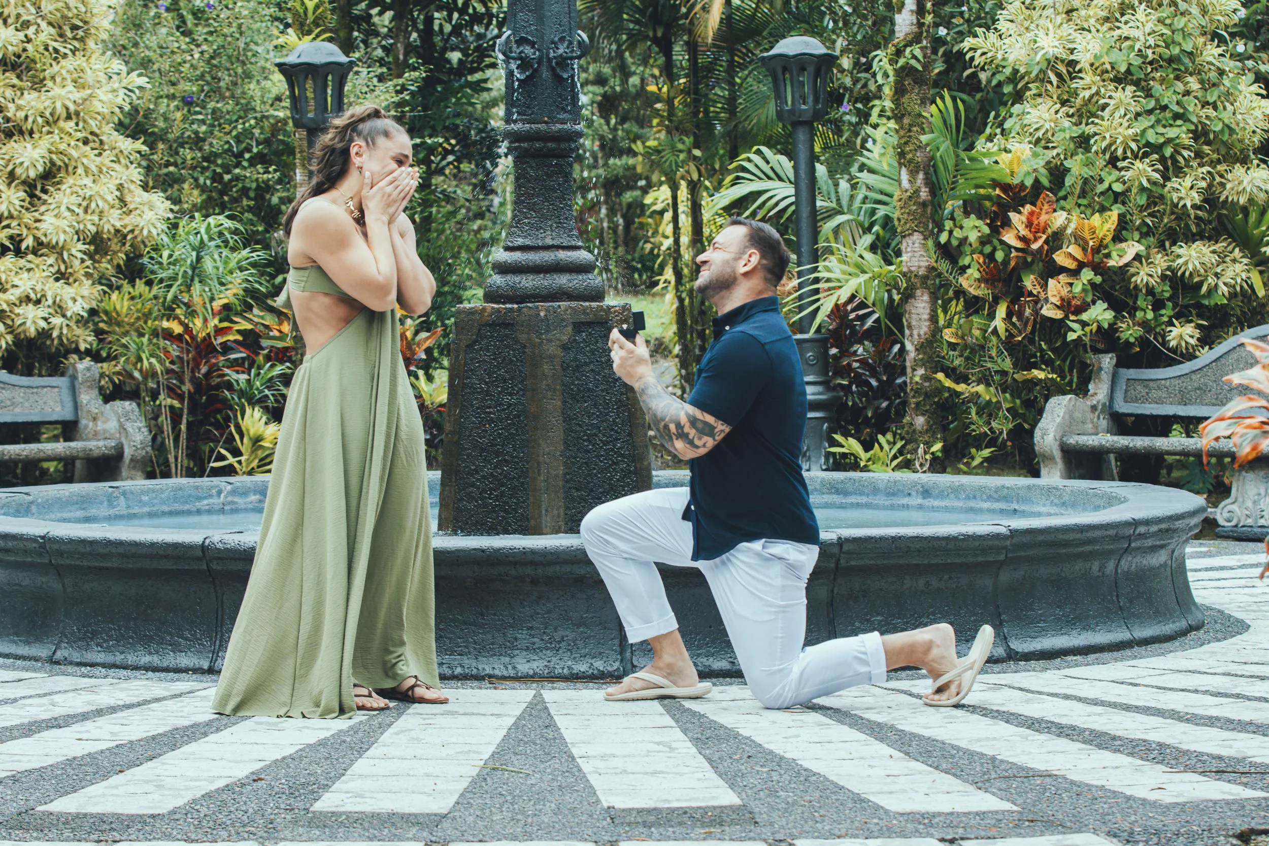 Allison and Anthony together in Costa Rica
