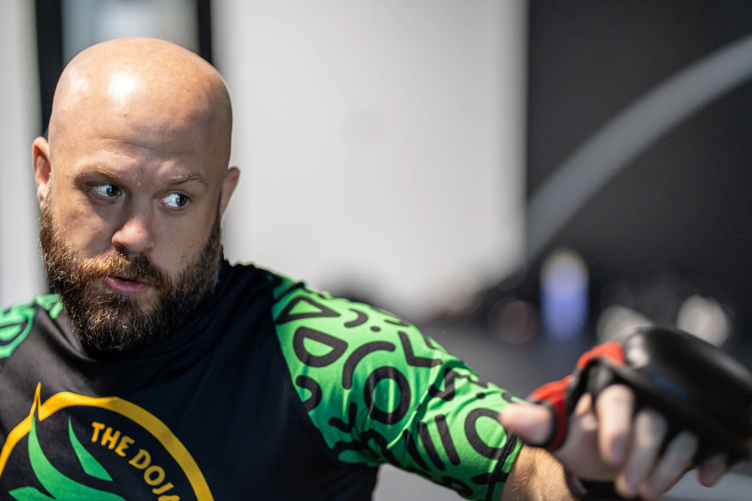 Kickboxing workout at The Dojang Trussville