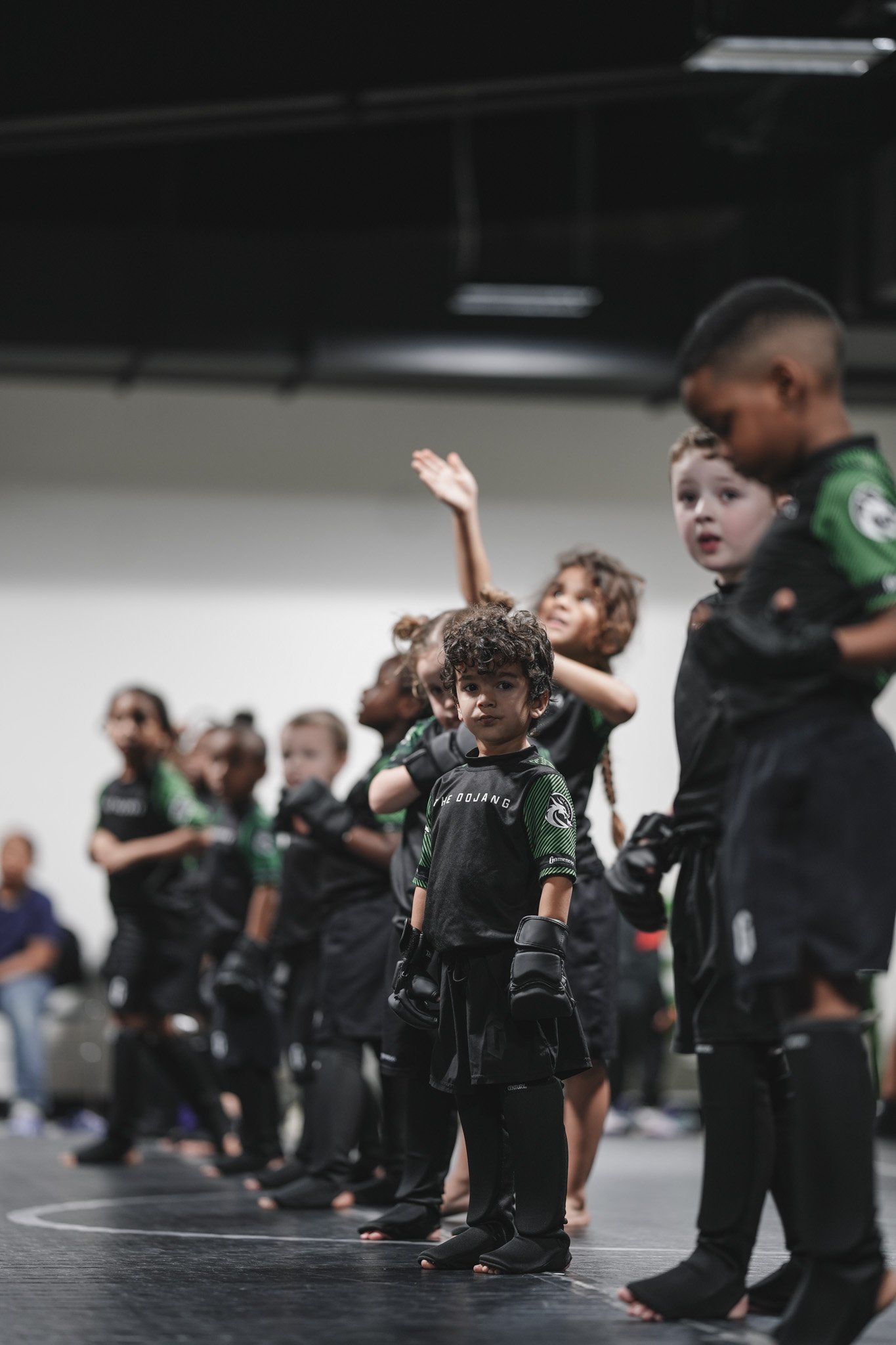 Kids at a martial arts birthday party at The Dojang Trussville