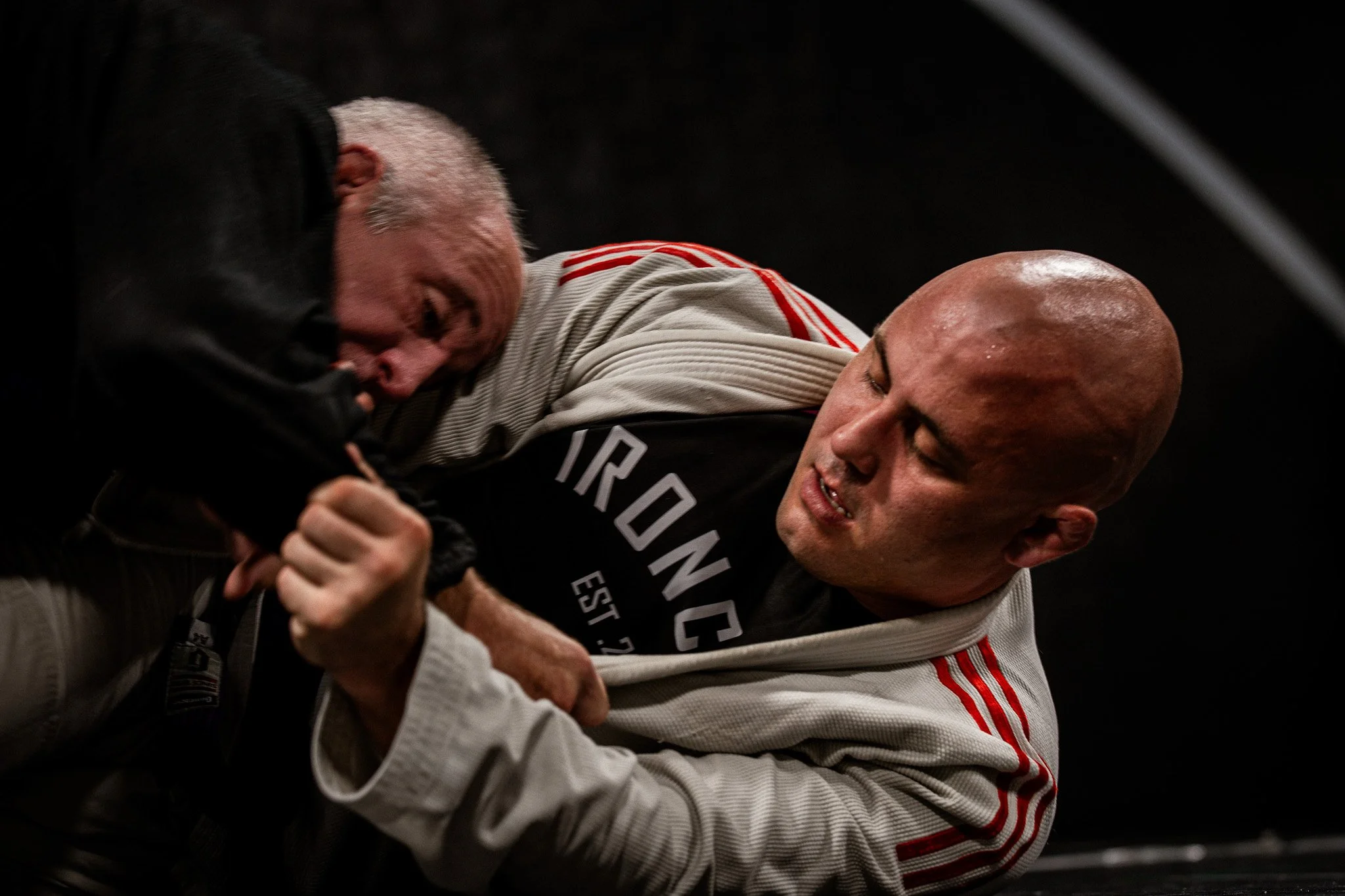 Rolling in Brazilian Jiu Jitsu at The Dojang Trussville