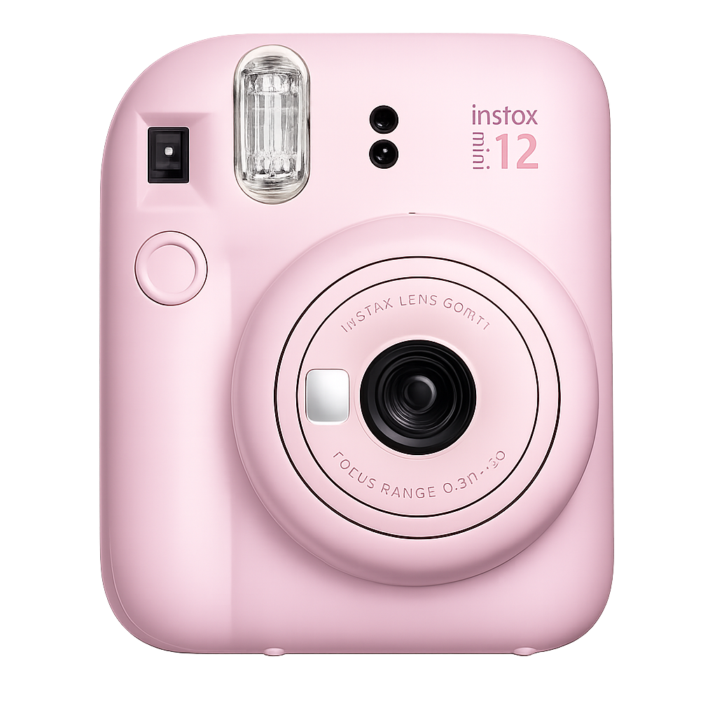 Pink Instax camera