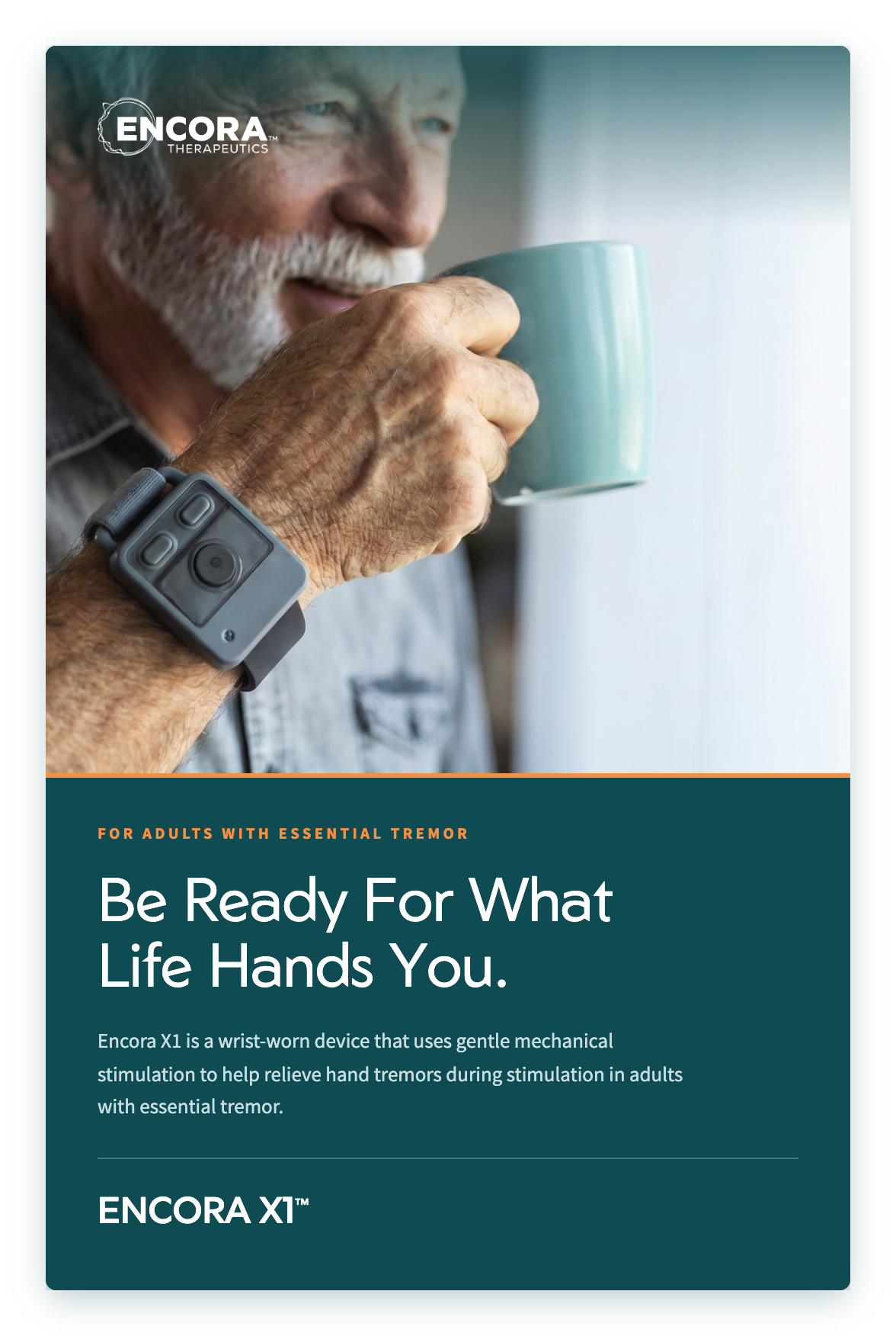 Encora X1 Patient Brochure cover