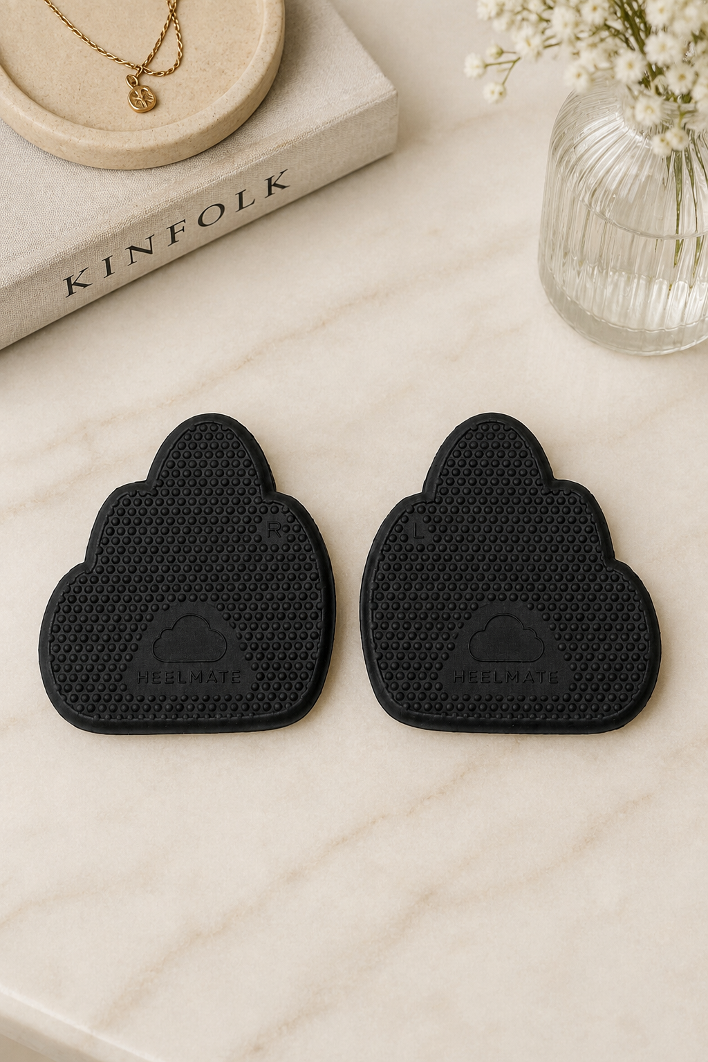 Left and right HEELMATE pads