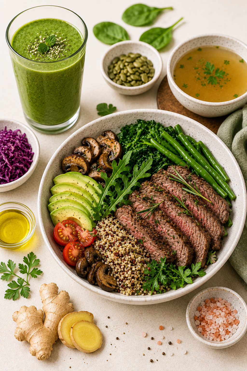 Slow-cooked lamb and nourishing vegetables
