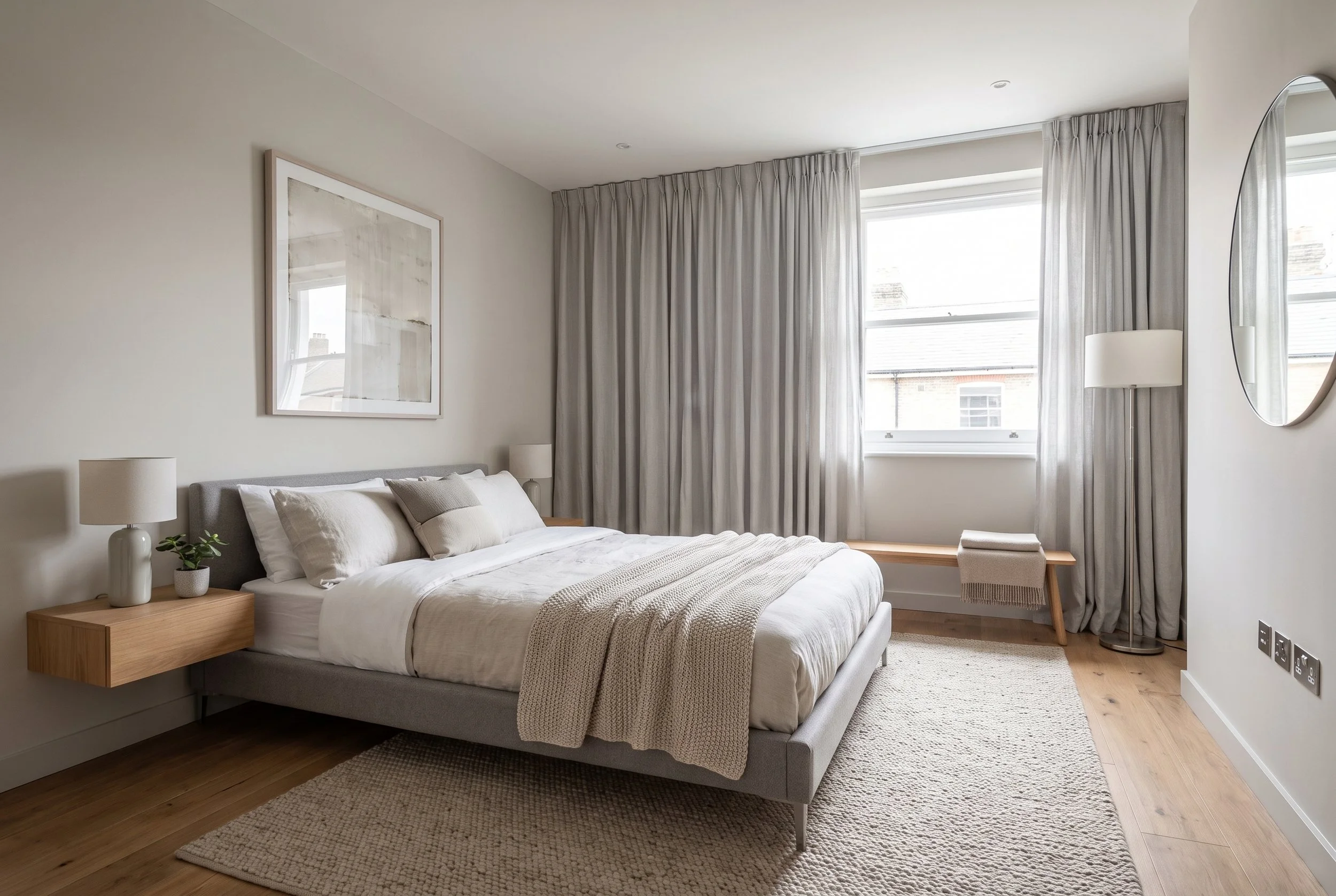 Completed virtual staging image