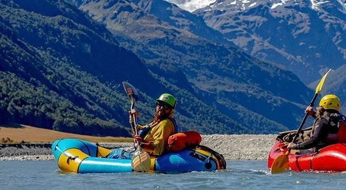Pack rafting South Island backcountry