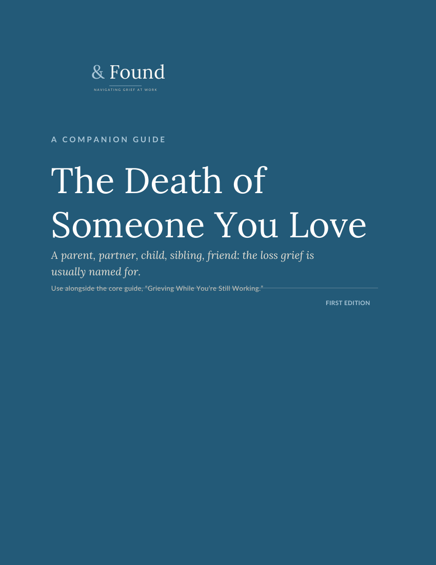The Death of Someone You Love cover