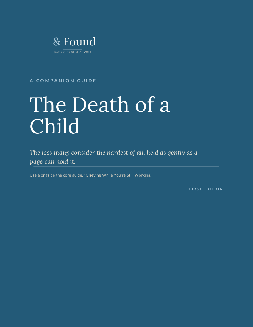 The Death of a Child cover