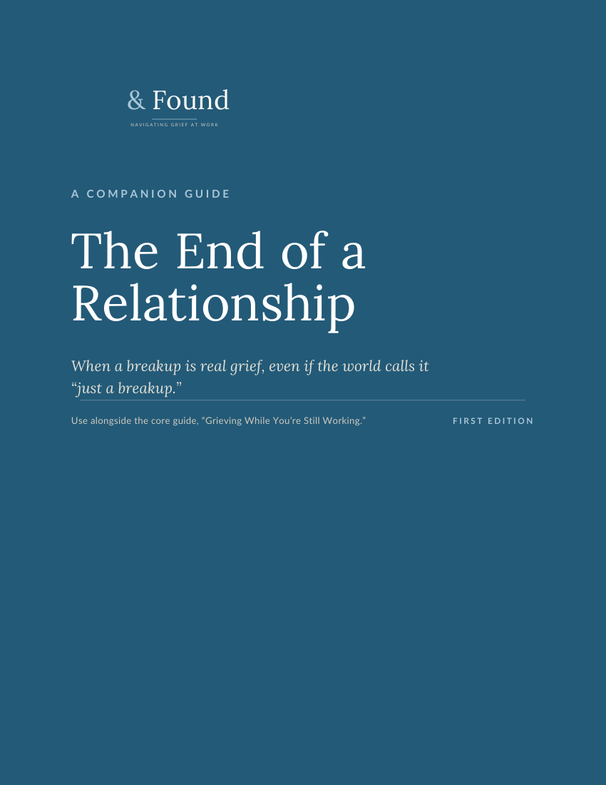 The End of a Relationship (Breakup) cover
