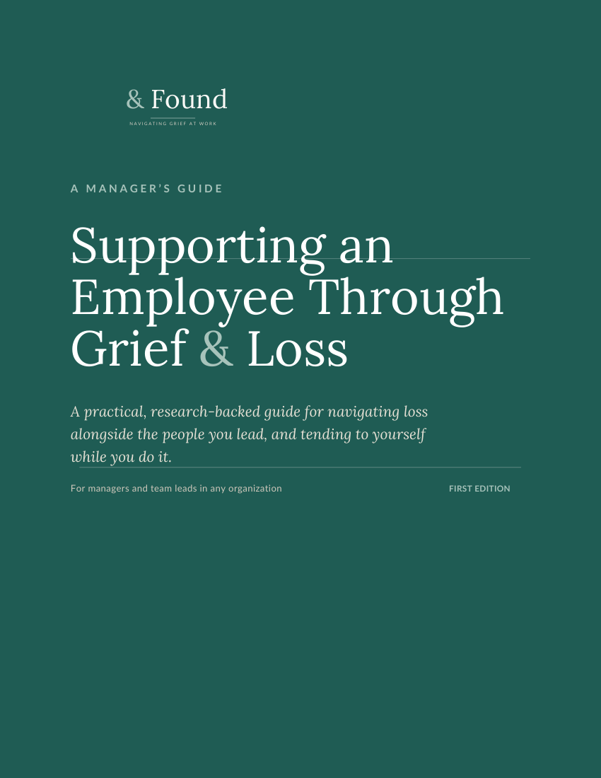 Manager guide cover