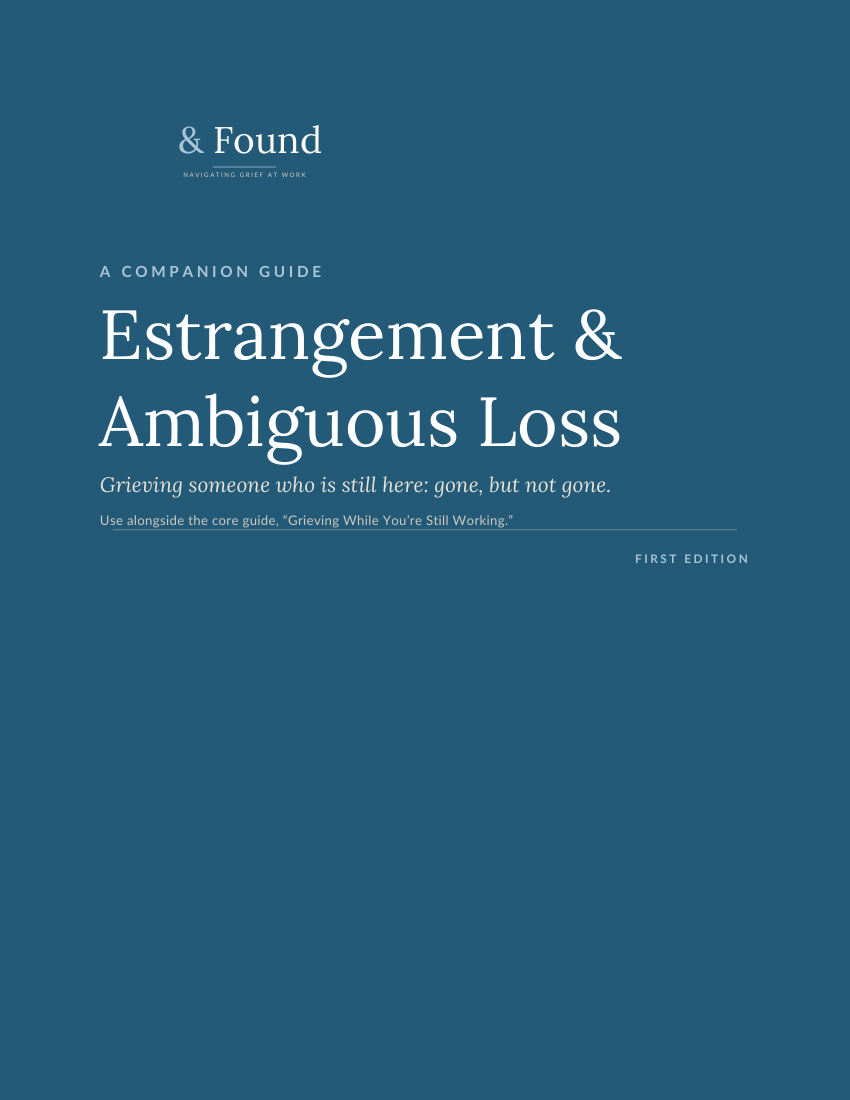 Estrangement & Ambiguous Loss cover