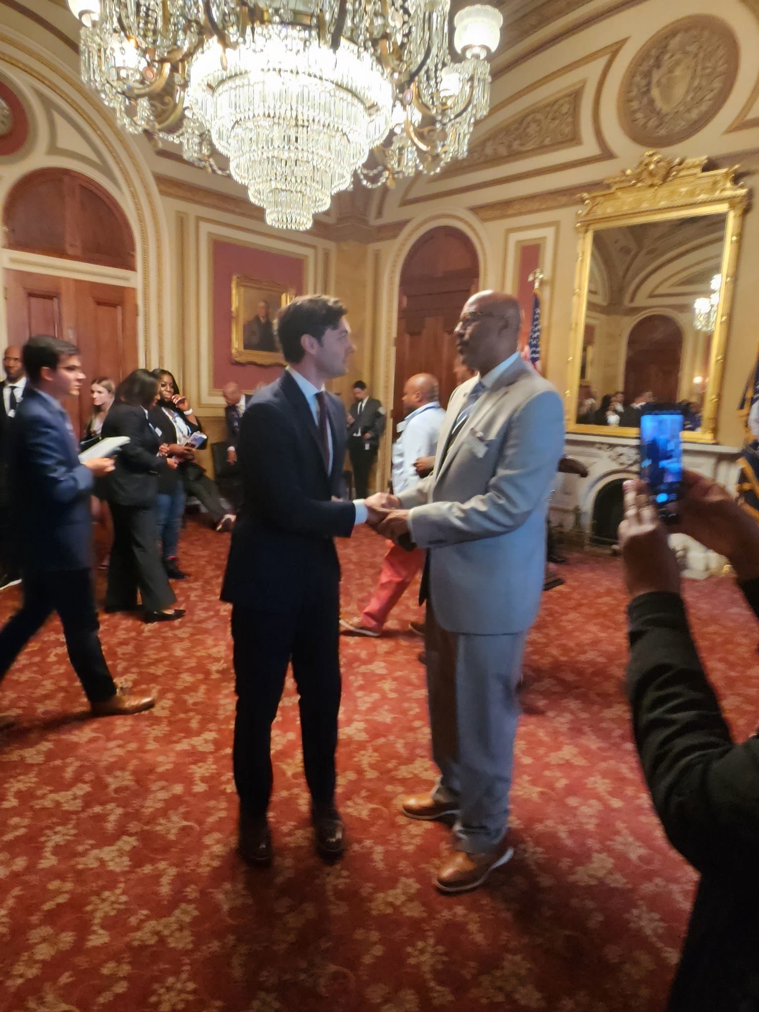 Lance Robertson with Senator Jon Ossoff US Senate