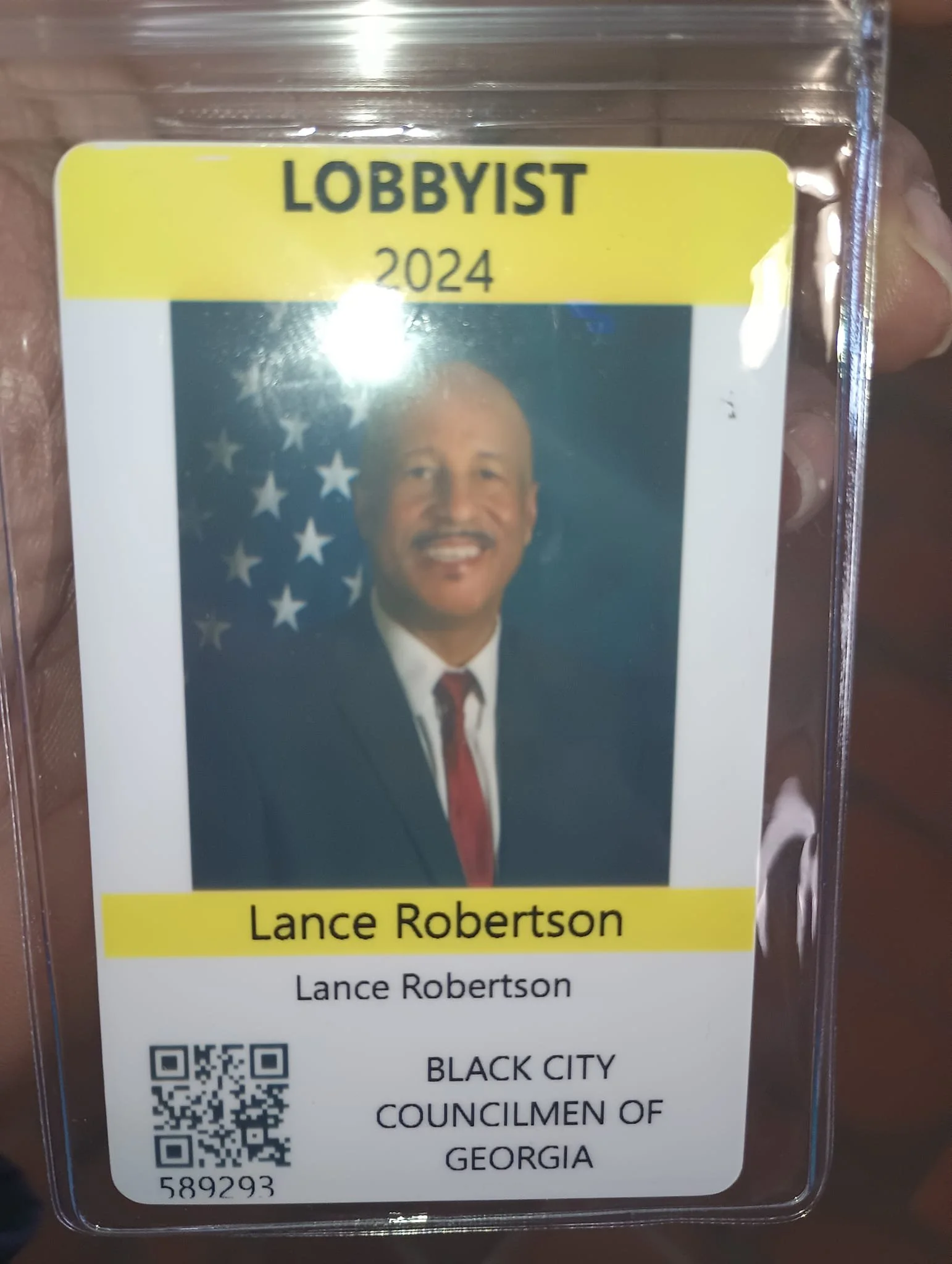 Lobbyist Badge