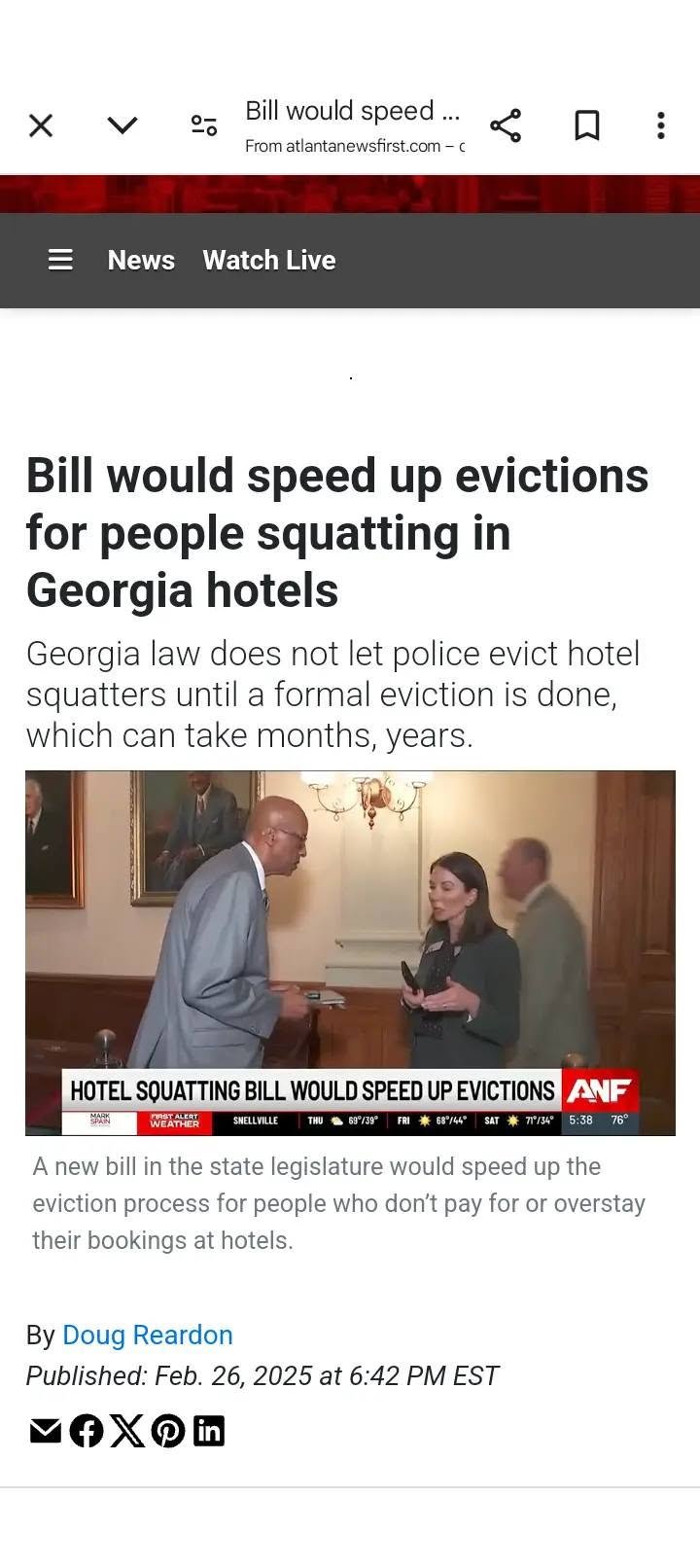 ANF Hotel Bill