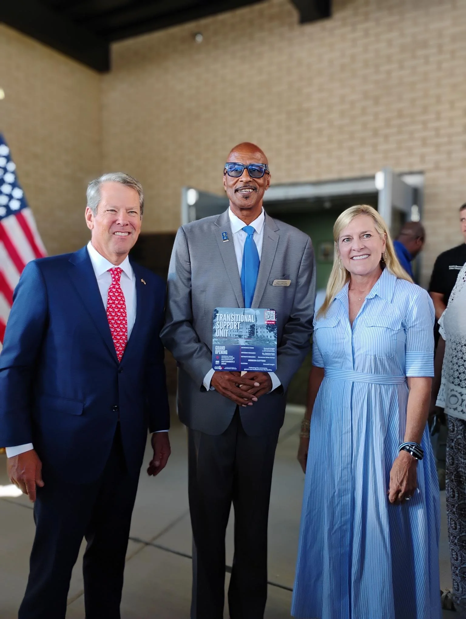 Lance Robertson with Governor Kemp and First Lady